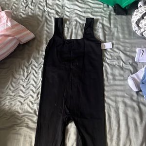 Black Full piece bodysuit